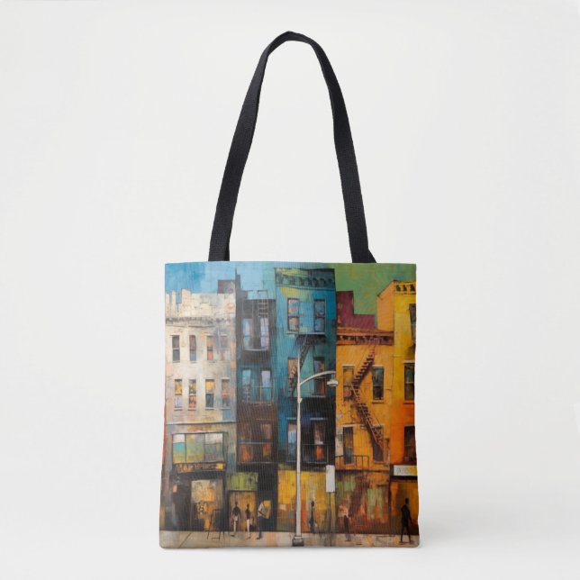 Harlem Abstract Art Painting Tote Bag (Front)