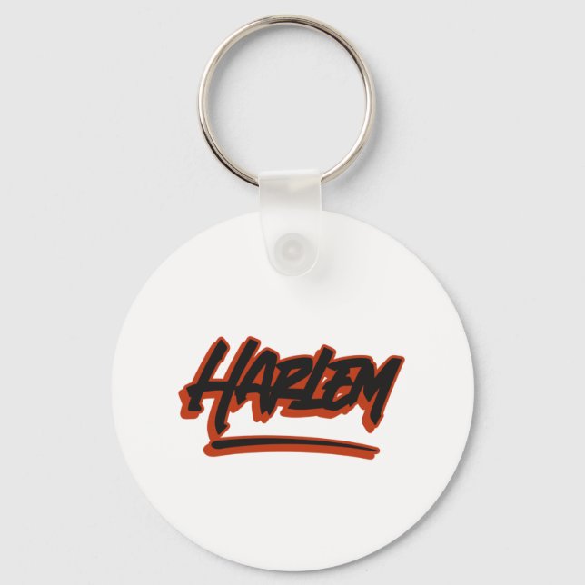 Harlem Graffiti Style   Keychain (Front)