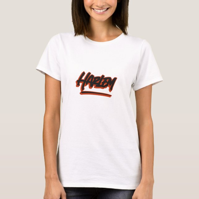 Harlem Graffiti Style T-Shirt (Front)