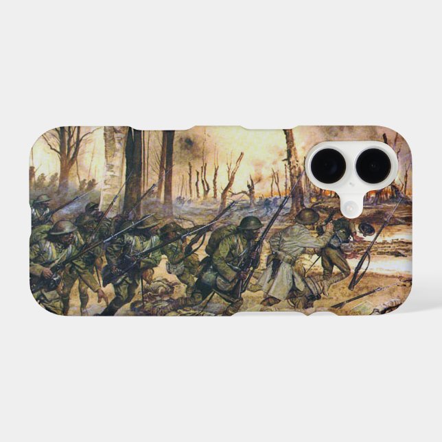 Harlem Hell Fighters Séchault H. Charles McBarron Case-Mate iPhone Case (Back (Horizontal))