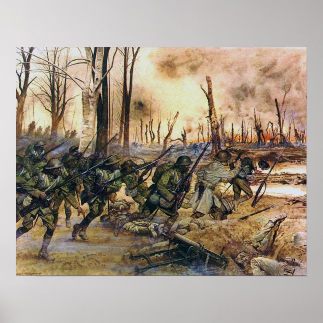 Harlem Hell Fighters Séchault H. Charles McBarron Poster (Front)