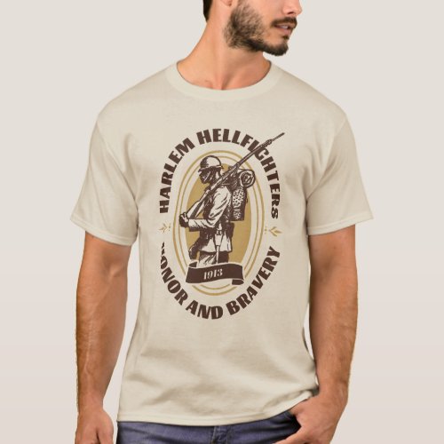 Harlem Hellfighters _ WW1 Infantry Regiment  T_Shirt