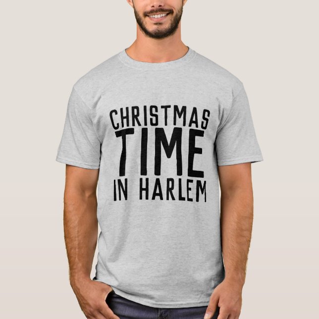 HARLEM NEW YORK CHRISTMAS TIME T-SHIRTS (Front)