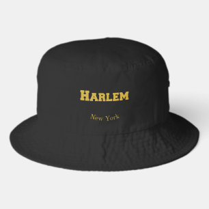 Harlem New York Gold Bucket Hat