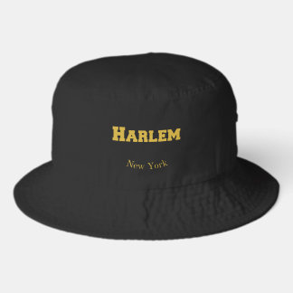 Harlem New York Gold Bucket Hat