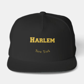 Harlem New York Gold Snap Back Hat