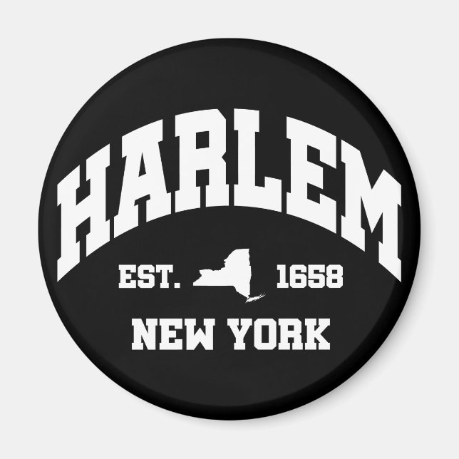 Harlem,New York Magnet (Front)