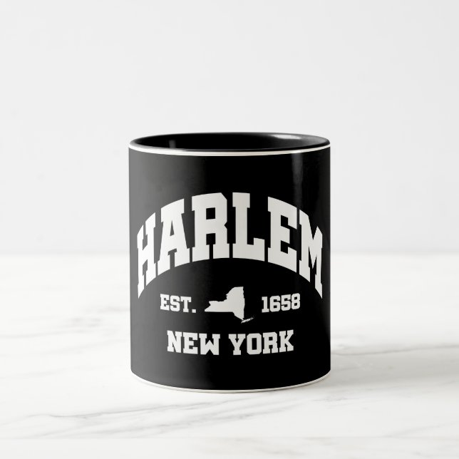 Harlem,New York Two-Tone Coffee Mug (Center)
