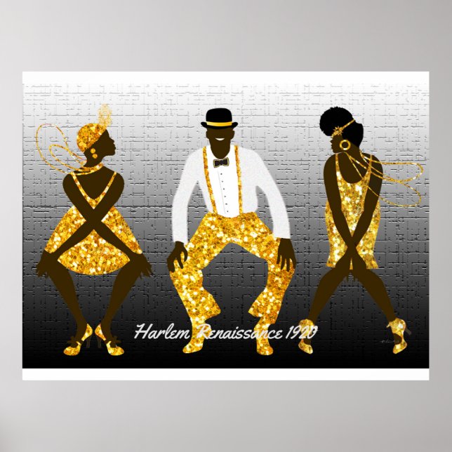Harlem Renaissance 1920 Poster (Front)