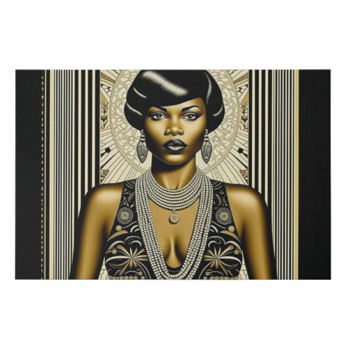 Harlem Renaissance 1920s_1930s Art Deco_Ambrose Faux Canvas Print