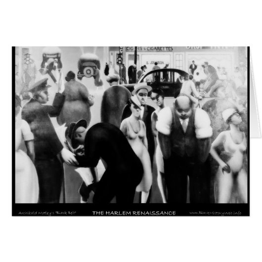 Harlem Renaissance Art - "Black Belt" Cards (Front Horizontal)