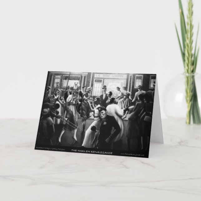 Harlem Renaissance Art - "Getting Religion" Card (Front)