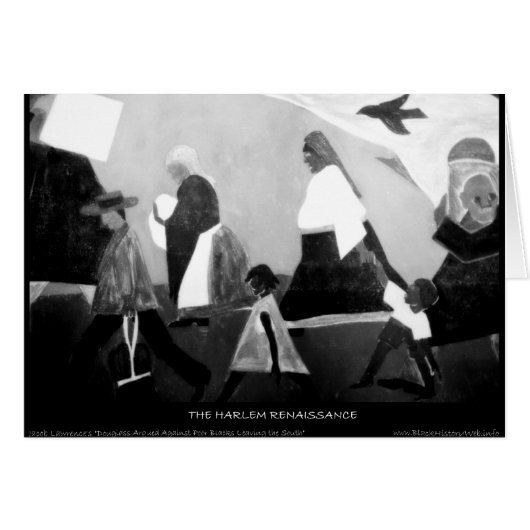 Harlem Renaissance Art - The Migration Series Cards (Front Horizontal)