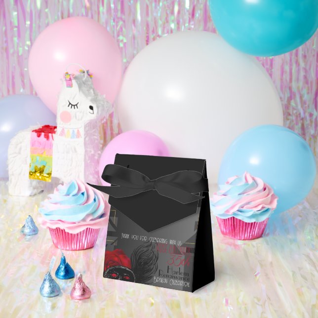 Harlem Renaissance Birthday Invitation Favor Boxes (Party)