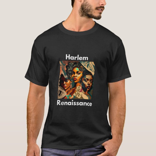 Harlem Renaissance Black History Month Abstract Ar T-Shirt (Front)