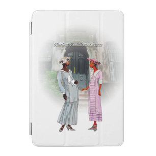 Harlem Renaissance Conversation – 1922 Watercolor iPad Mini Cover
