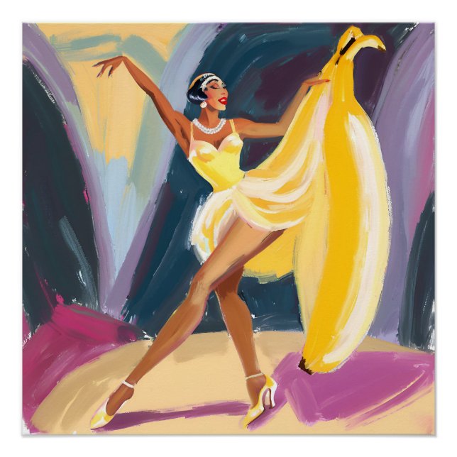 Harlem Renaissance Dancer Poster (Front)