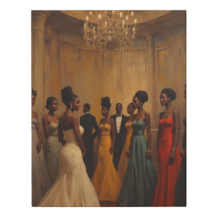 Harlem Renaissance Debutantes Faux Canvas Print
