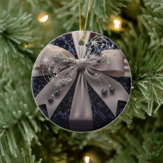 Harlem Renaissance Glam Ceramic Ornament