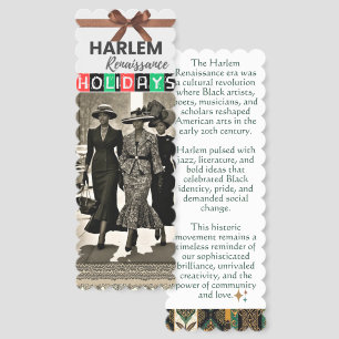 Harlem Renaissance Holidays   Bookmarks