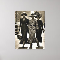 Harlem Renaissance Sophisticated Ladies  Canvas Print