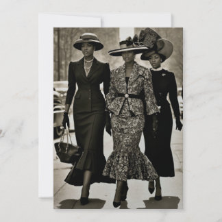 Harlem Renaissance Sophisticated Ladies Invitation