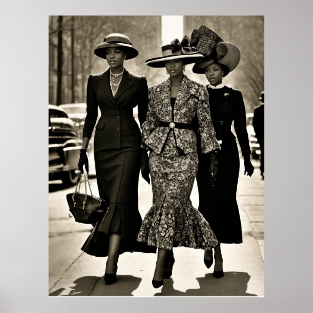 Harlem Renaissance Sophisticated Ladies  Poster (Front)