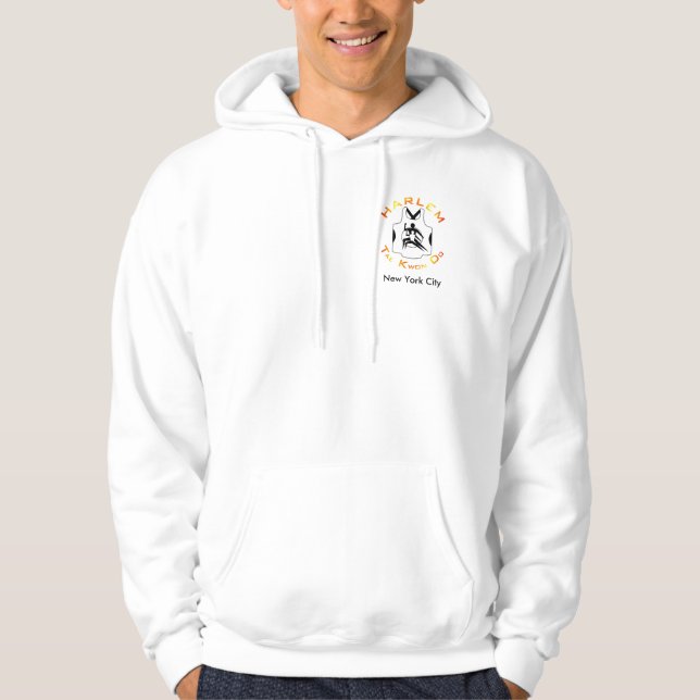 Harlem TKD Men's L/s Hoodie (Front)