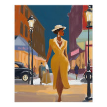 Harlem Woman in the Night