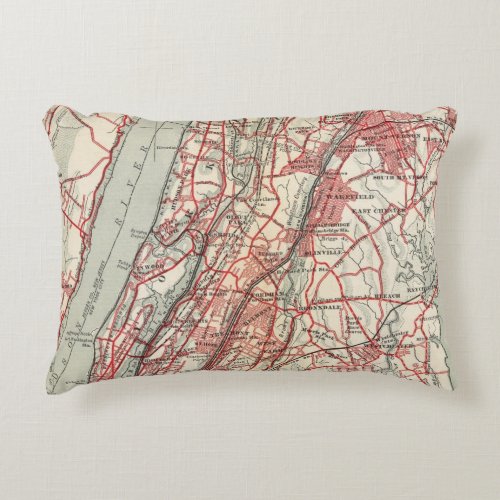 Harlem Yonkers Pelham Manor New York Decorative Pillow