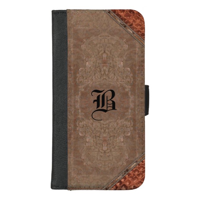 Harlen Cool II Old Book Style iPhone Wallet Case (Front)