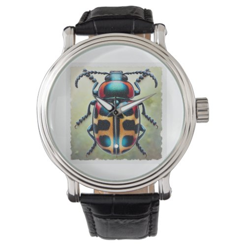 Harlequin Beetle 290624IREF109 _ Watercolor Watch