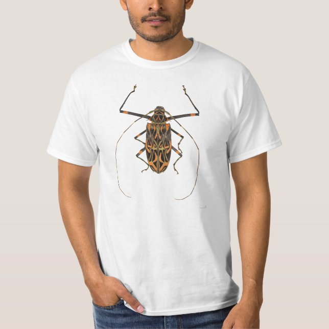 Harlequin Beetle Acrocinus Longimanus T-Shirt (Front)