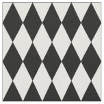 Harlequin Black and White Diamond Pattern Fabric