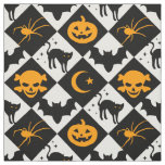 Harlequin Black and White Diamond Pattern Fabric