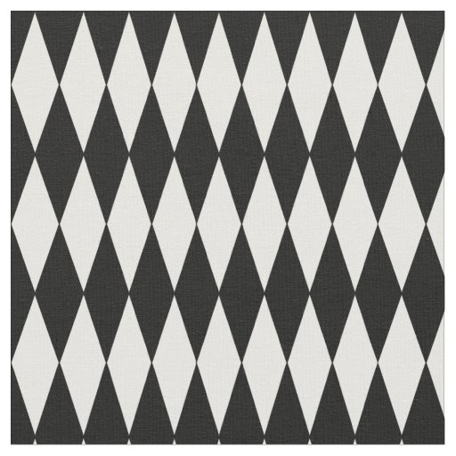 Harlequin Black and White large Diamonds Fabric