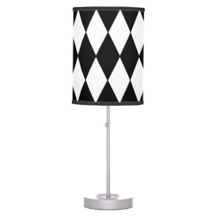 harlequin black and white table lamp