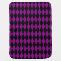 harlequin black purple