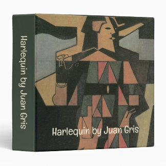 Harlequin by Juan Gris, Vintage Cubism Art Binder
