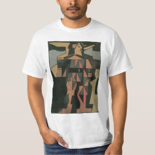 Harlequin by Juan Gris, Vintage Cubism Art T-Shirt
