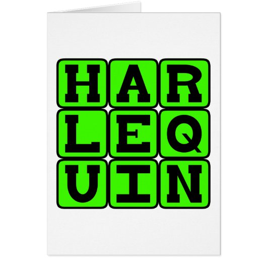 Harlequin, Clown Figure (Front)