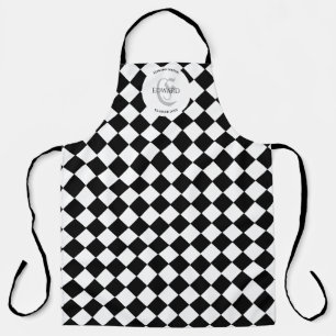 Harlequin & Custom name Apron