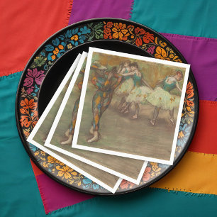 Harlequin Dance, Degas Art Napkins