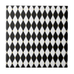 Harlequin Diamond Pattern Ceramic Tile at Zazzle