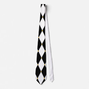 Harlequin Diamond Pattern Neck Tie