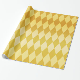 Harlequin Diamond Pattern Wrapping Paper