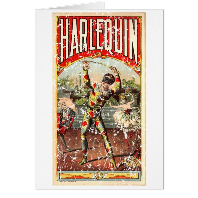 Harlequin - distressed cards (Front)