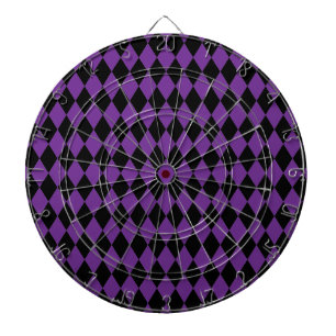 Harlequin Grape and Black Dart Board