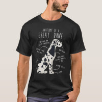 Harlequin Great Dane Dog Anatomy, Funny Pet Mom Cu
