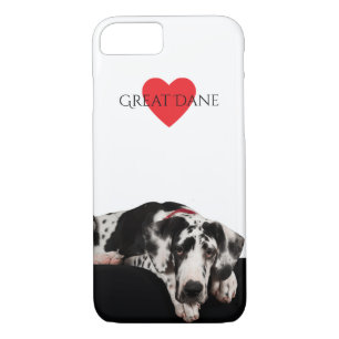 Harlequin Great Dane Puppy iPhone 8/7 Case